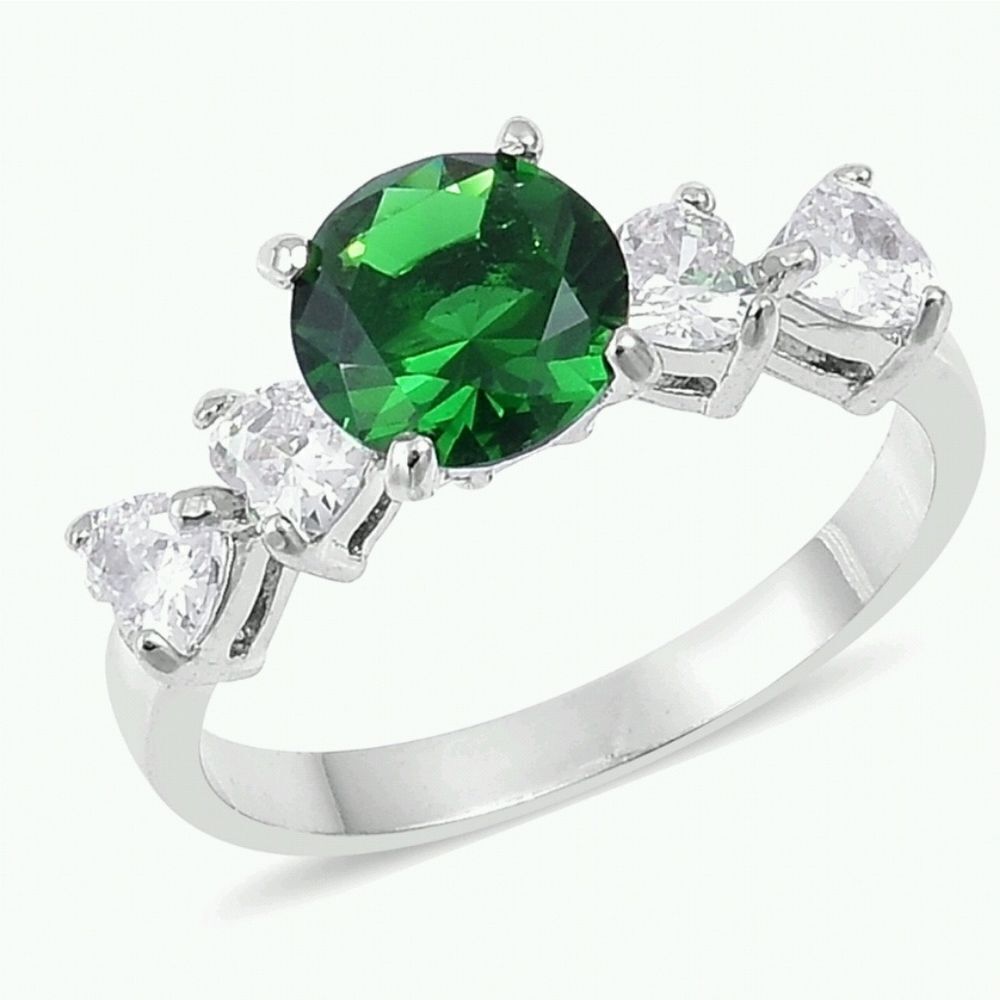 Simulated Emerald ring. Size 9